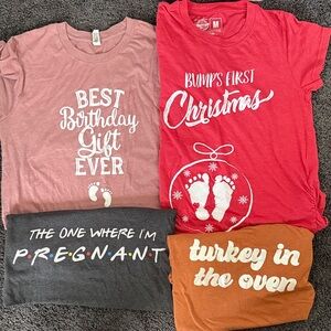 Graphic Maternity T-Shirts Set